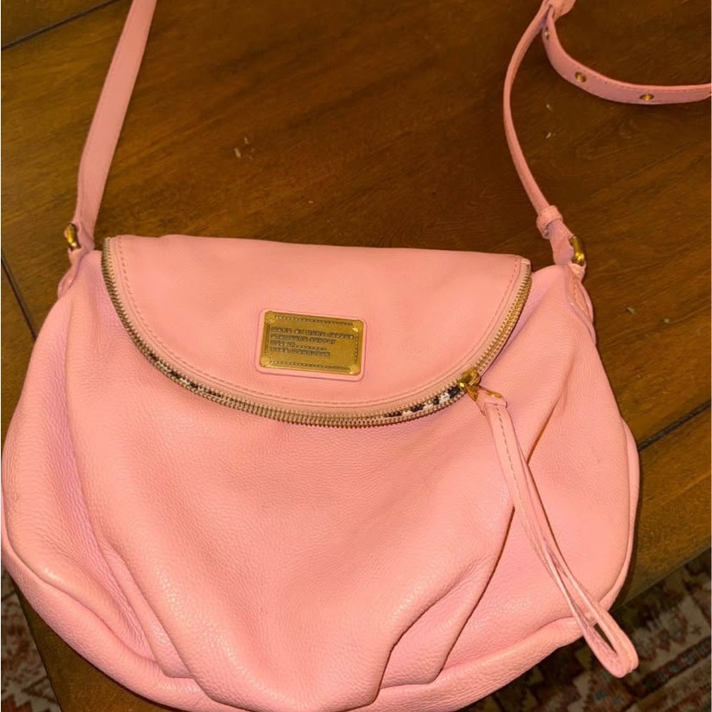 Marc by Marc Jacobs Jacobs Pink Leather Crossbody Bag Y2K